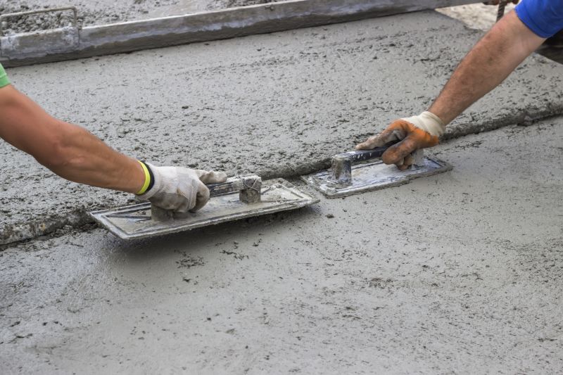 Cement Countertop Installation detail