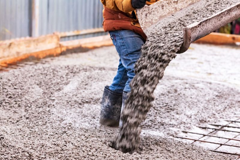 Concrete Countertop Pouring detail