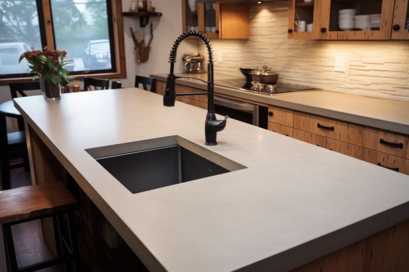 Concrete Countertop Service detail