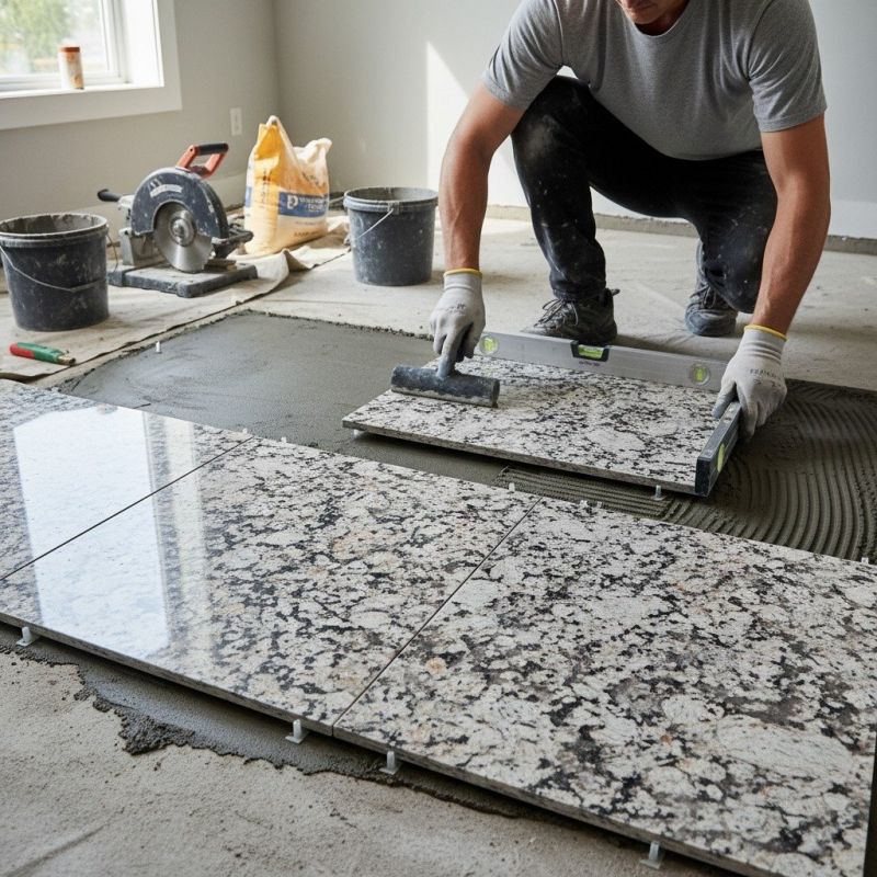 Granite Countertop Installation detail