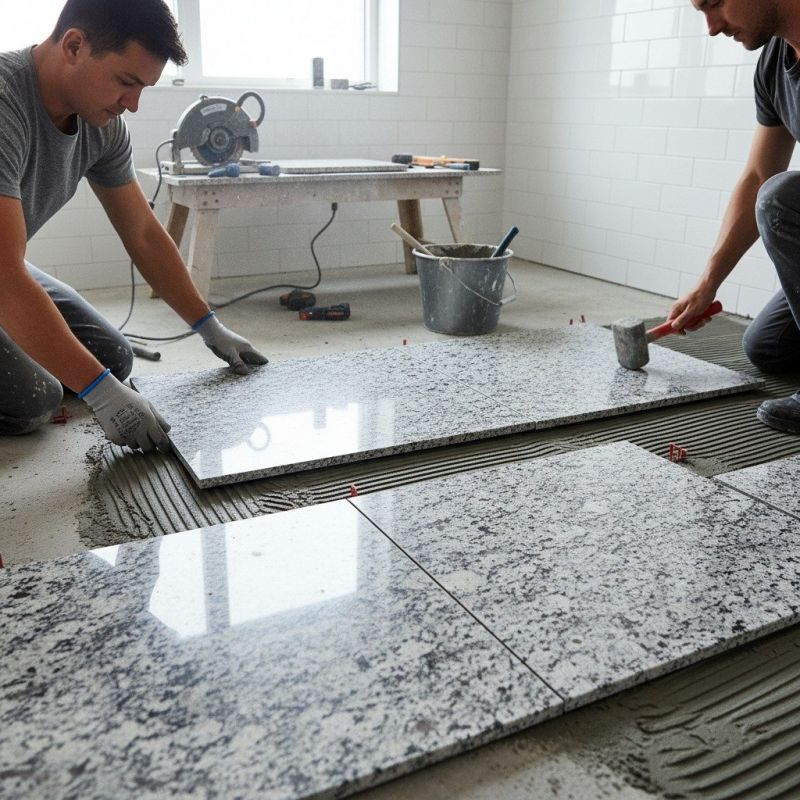 Granite Countertop Installation detail