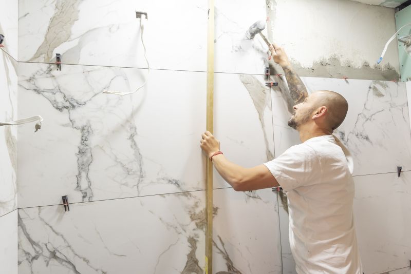 Marble Slab Installation detail