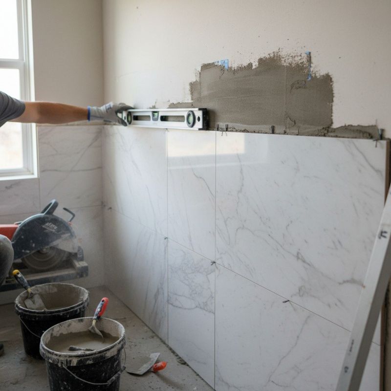 Marble Slab Installation detail